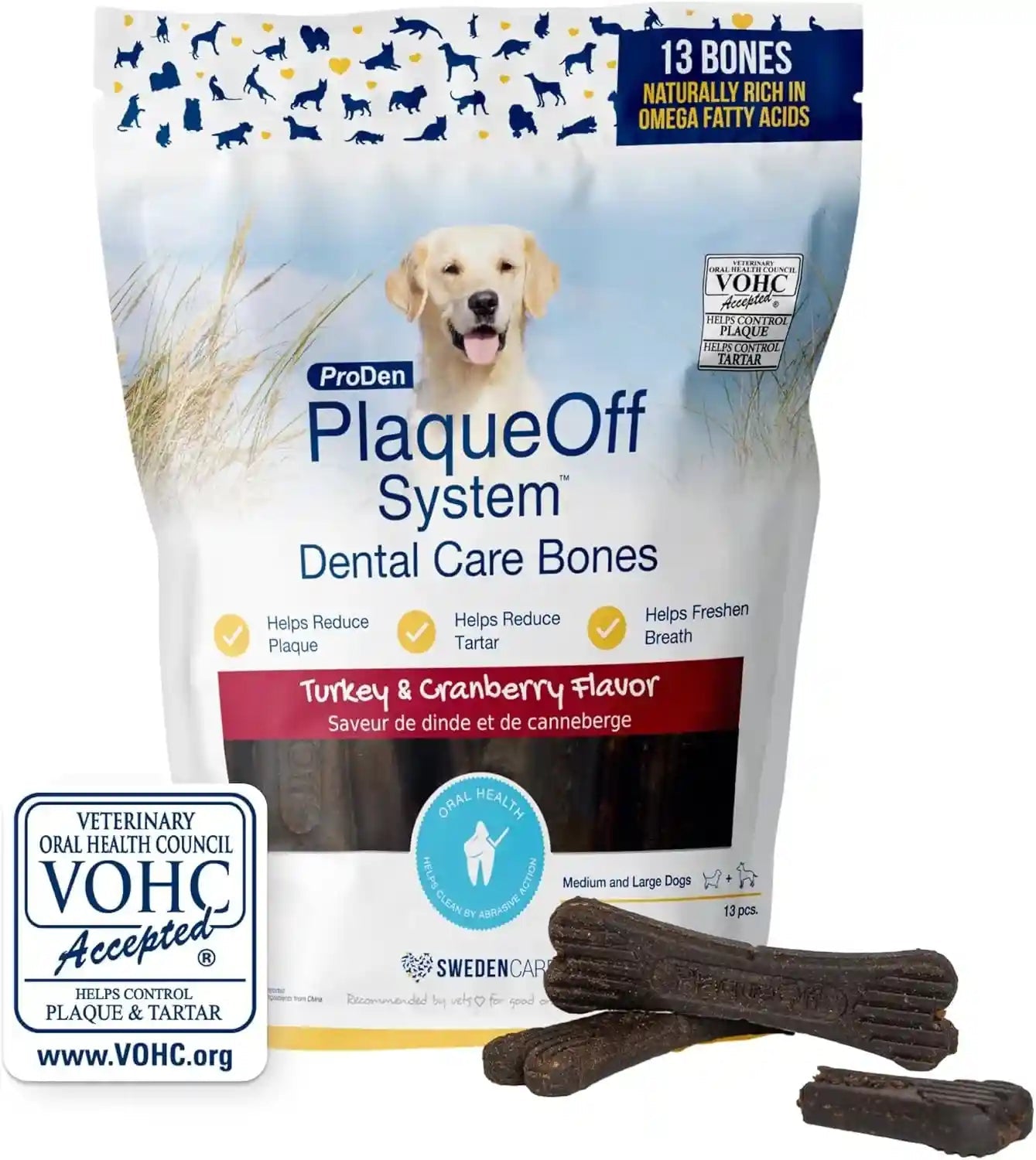 proden-plaqueoff-system-dental-care-bones-dog-teeth-cleaning-bones-for-oral-hygiene-medium-large-canine-formula-bacon-flavor-17-ozpackaging-may-vary-dog-teeth-cleaning-chews-for-fresher-breath-vohc-approved-dental-chews-to-reduce-plaque-tartar-medium-to-large-breeds