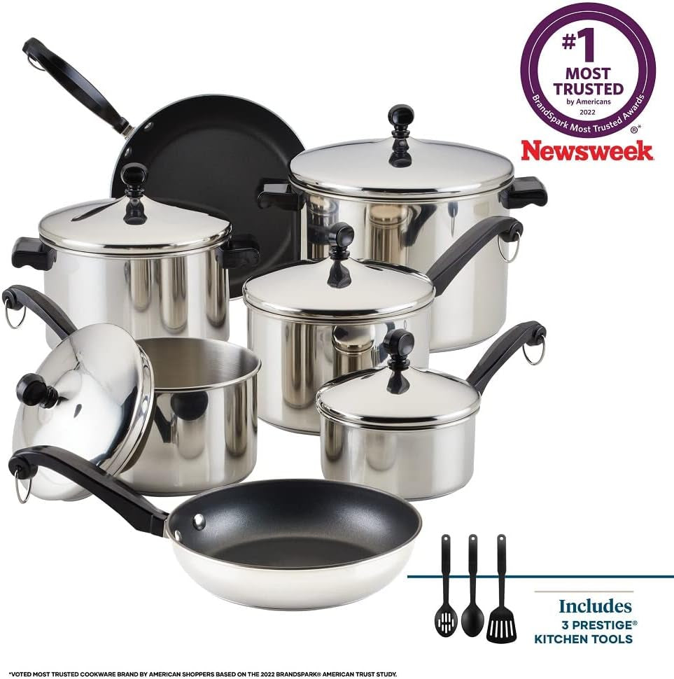classic-series-nonstick-stainless-steel-cookware-set-pots-and-pans-set-15-piece