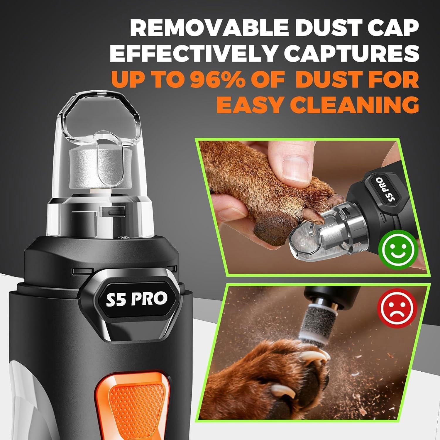 whisper-quiet-dog-nail-grinder-safe-stress-free-for-sensitive-dogs-cats-4-led-lights-3-grinding-bits-3-speed-pet-nail-trimmers-rechargeable-painless-grooming-kit-for-all-breeds-sizes