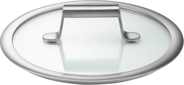 732146040 Comfort Line Topfset Induktion 4-Teilig Cromargan Matte Stainless Steel Pots Set with Glass Lid, Scale, Stackable, Uncoated, 18/106