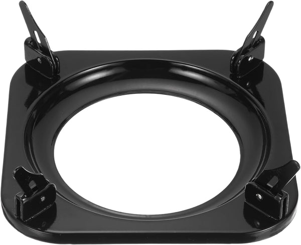 Wok Ring for Gas Stove, 4.9 Inch Cast Iron Gas Stove Rack Wok Support Ring Square Cooktop Solid Stand Brackets Replacement Accessories for Home Kitchen Burner, Black1