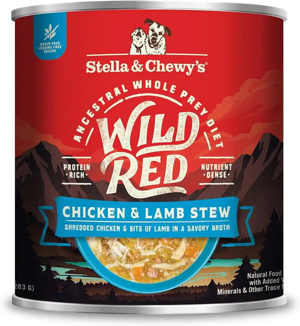 Stella & Chewy'S Wild Red Wet Dog Food Variety Pack Stews High Protein Recipes, 10 Ounce (Pack of 3)13