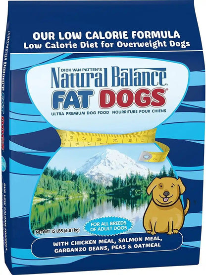 Natural Balance Original Ultra Fat Dogs Chicken Meal, Salmon Meal & Barley Recipe Adult Dry Dog Food, 24 Lbs.12
