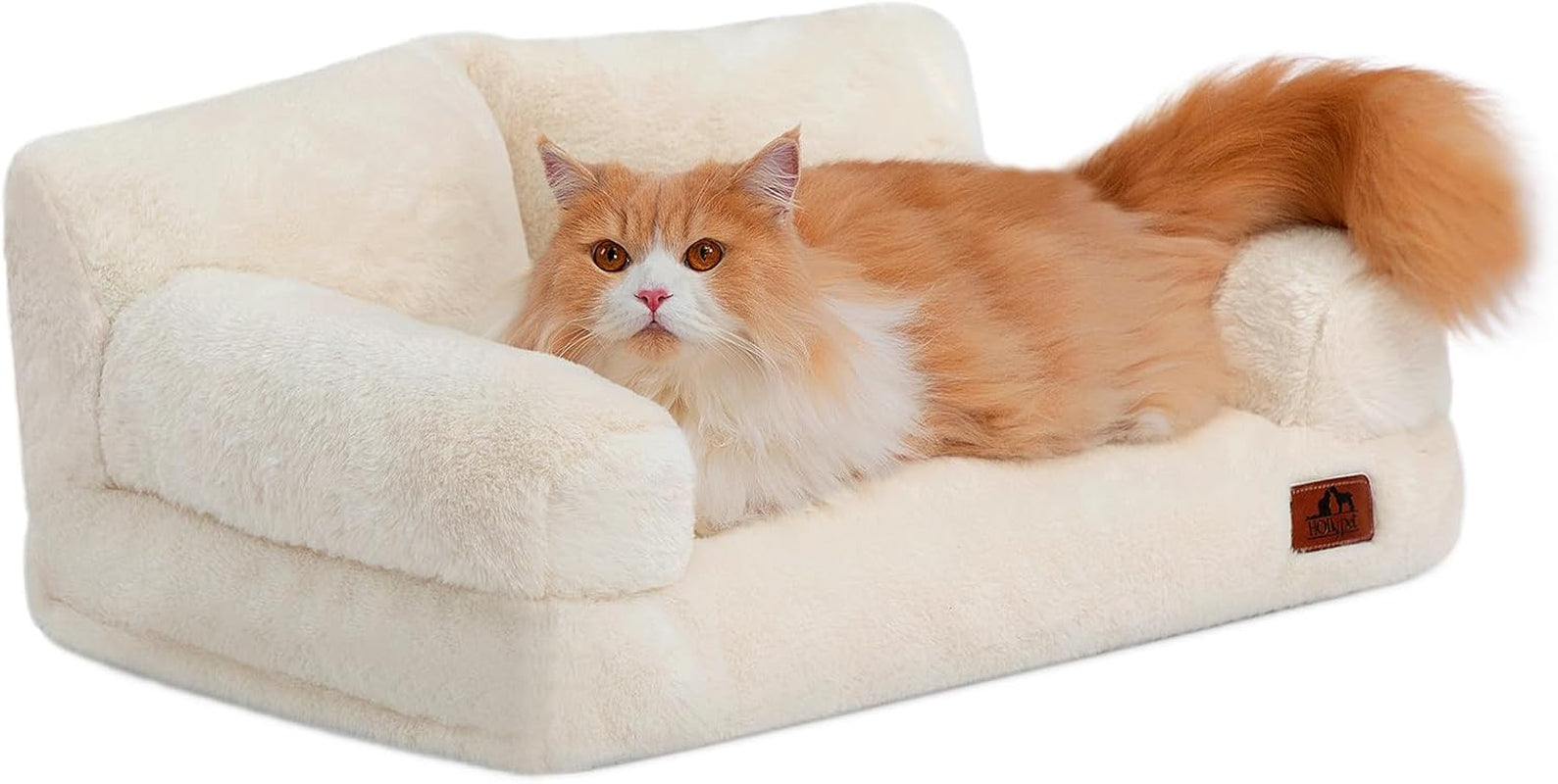 hollypet-small-dog-large-cat-bed-puppy-couch-beds-for-pets-up-to-25-lbs-fluffy-dog-cat-couch-plush-soft-warming-pets-beds-with-machine-washable-cover-and-non-slip-bottom