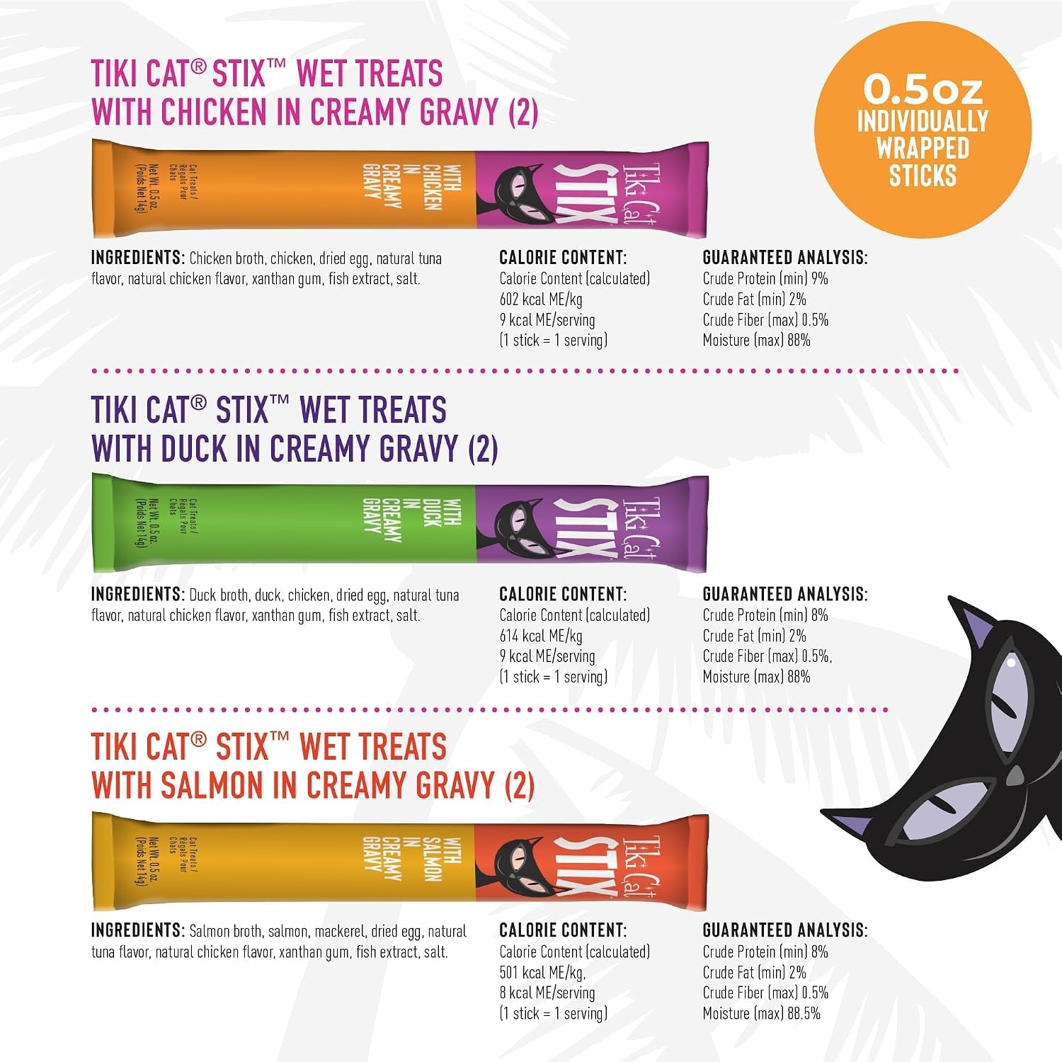 tiki-cat-stix-mousse-treats-single-serve-indulgent-lickable-treat-or-dry-food-topper-variety-pack-with-salmon-chicken-and-tuna-3-oz-pouch