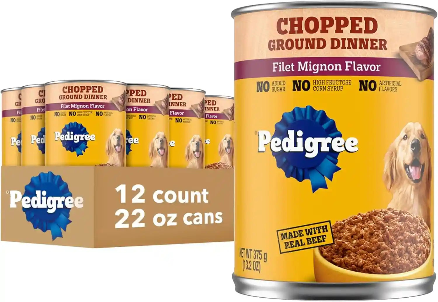 pedigree-chopped-ground-dinner-wet-dog-food-chicken-13-2-oz-12-count-100-complete-balanced-slow-cooked-with-real-chicken-supports-lean-muscles-serve-as-topper-or-complete-meal