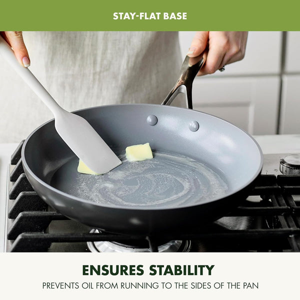 Valencia Pro 8" Ceramic Nonstick Frying Pan Skillet, Hard Anodized | Pfas-Free Nonstick, Induction Ready, Compatible with All Stovetops, Eggs & Omelets, Dishwasher Safe, Oven Safe up to 600F7
