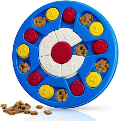 Joansan Interactive Dog Puzzle Game Toys, Dog Enrichment Toys for Puppy Mentally Stimulating Treat Dispenser Dog Treat Puzzle Feeder for Small,Medium and & Large Dogs Treat Training (Blue)6