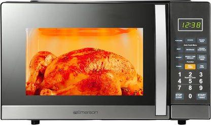 MWG1191SB 1.1 Cu. Ft. Microwave with Built-In Grill Function, 1100W Power, Stainless Steel, LED Timer Display, 11 Power Levels, 9 Preset Cooking Options, Removable Glass Turntable, Child Lock3