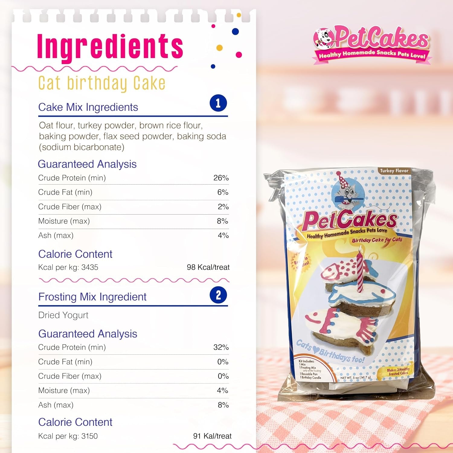 petcakes-cat-birthday-cake-kit-all-natural-treats-kitten-cats-turkey-flavor-cat-food-5-5-oz