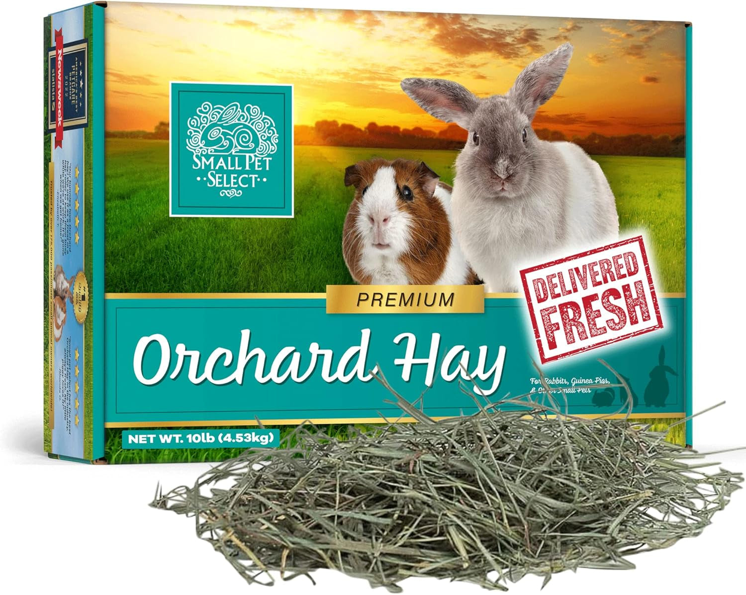 small-pet-select-orchard-grass-hay-pet-food-for-rabbits-guinea-pigs-chinchillas-and-other-small-animals-premium-natural-hay-grown-in-the-us-10-lb-premium-natural-grass-hay-grown-in-usa-soft-high-fiber-forage-for-chinchillas-bunnies-hamsters-small-pets