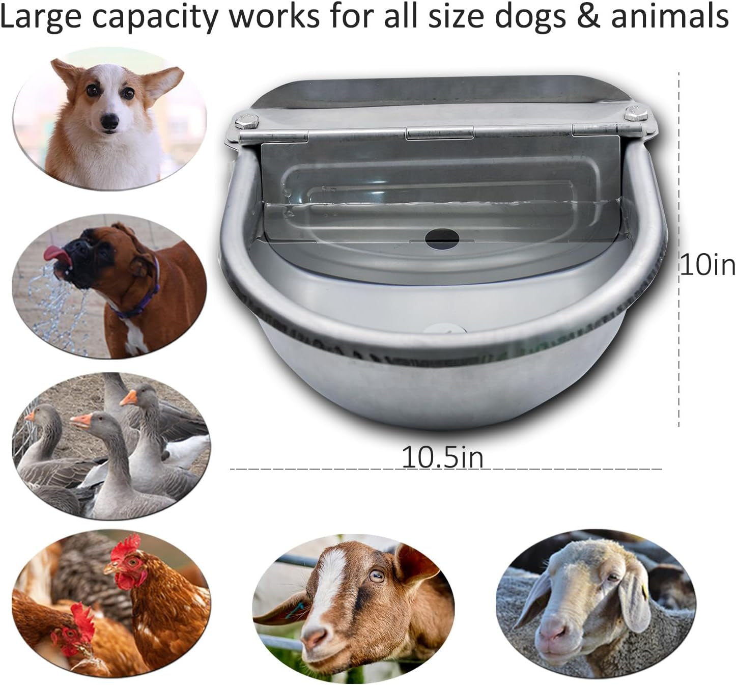 automatic-dog-water-bowl-dispenser-large-size-pet-waterer-feeder-stainless-steel-water-trough-for-poultry-and-small-livestock