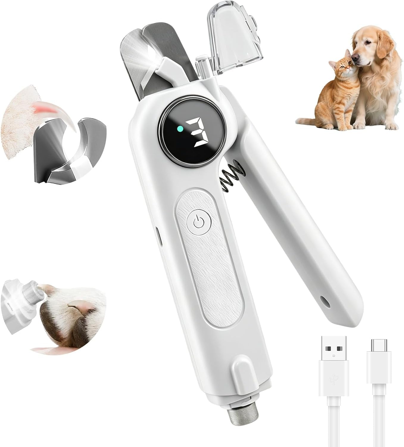 2-in-1-dog-nail-clippers-grinder-with-led-light-quiet-electric-pet-nail-trimmer-for-small-medium-large-dogs-cats-3-speeds-usb-rechargeable-quick-sensor-safety-lock-splash-guard-white
