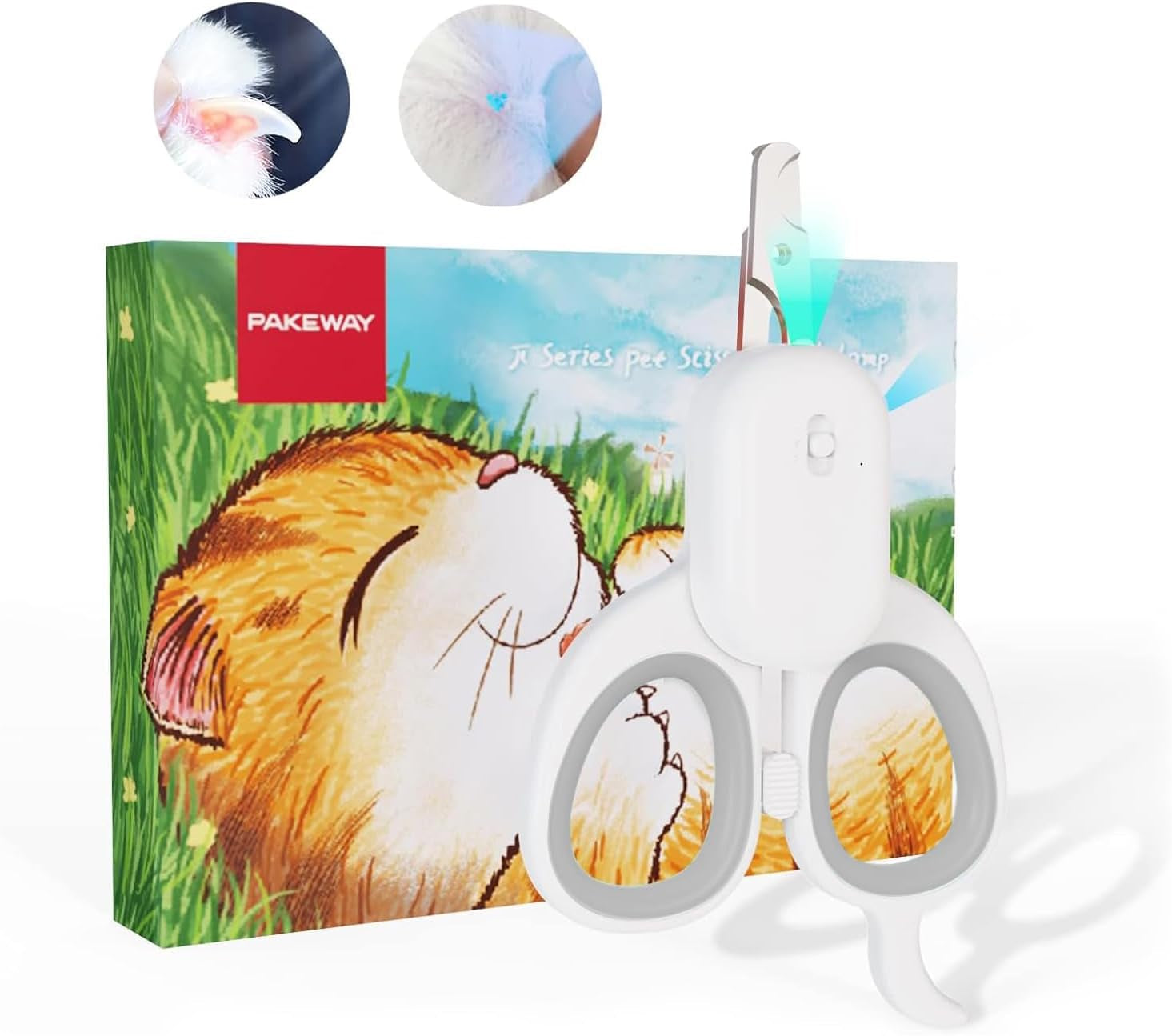 pakeway-pet-nail-clipper-with-led-u-v-light-cat-claw-trimmer-with-ultra-bright-led-light-for-nail-bloodline-to-avoid-over-cutting-sharp-angled-blade-grooming-tool-for-dog-cat-rabbit-small-animals