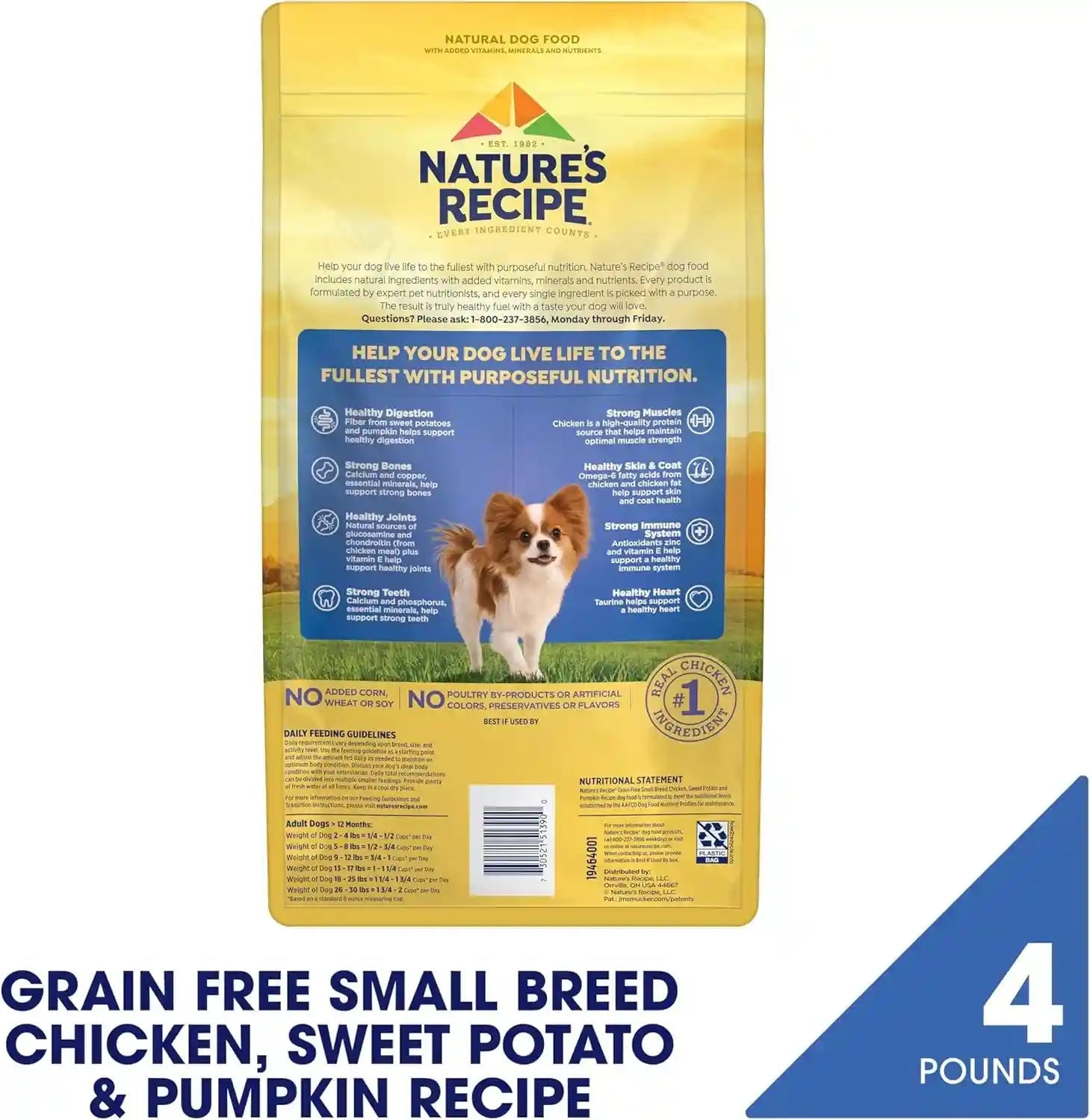 natures-recipe-grain-free-small-breed-dry-dog-food-chicken-sweet-potato-pumpkin-recipe-4-lb-bag
