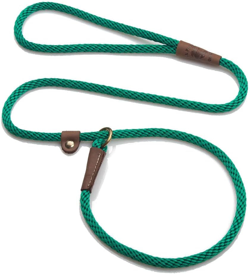 mendota-pet-slip-leash-dog-lead-and-collar-combo-made-in-the-usa-mocha-3-8-in-x-6-ft-for-small-medium-breeds