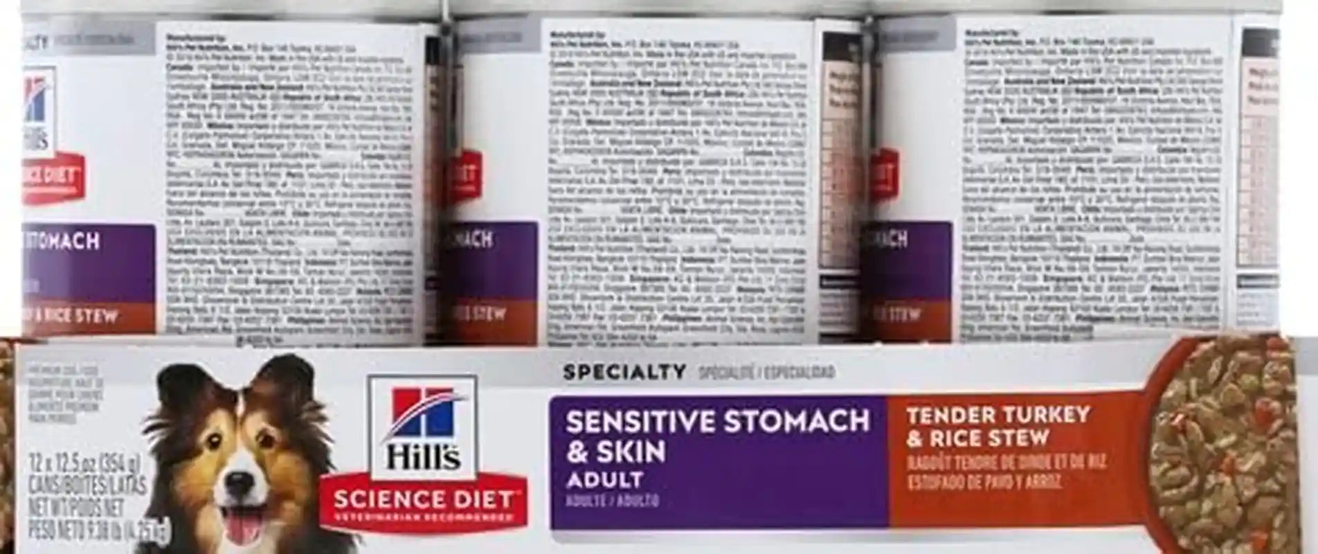 hills-science-diet-sensitive-stomach-skin-wet-dog-food-1-veterinarian-recommended-adult-formula-turkey-rice-12-5-oz-cans-12-pack