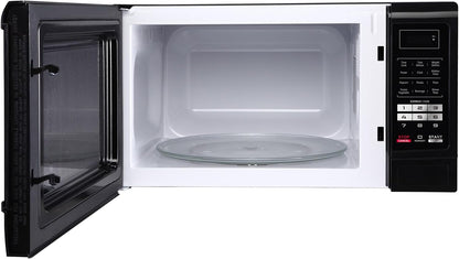 1.6 Cu. Ft. Countertop Microwave in Black | 1.6-Cu. Ft. Countertop Microwave Oven, Black, 1100W, Push-Button Door6