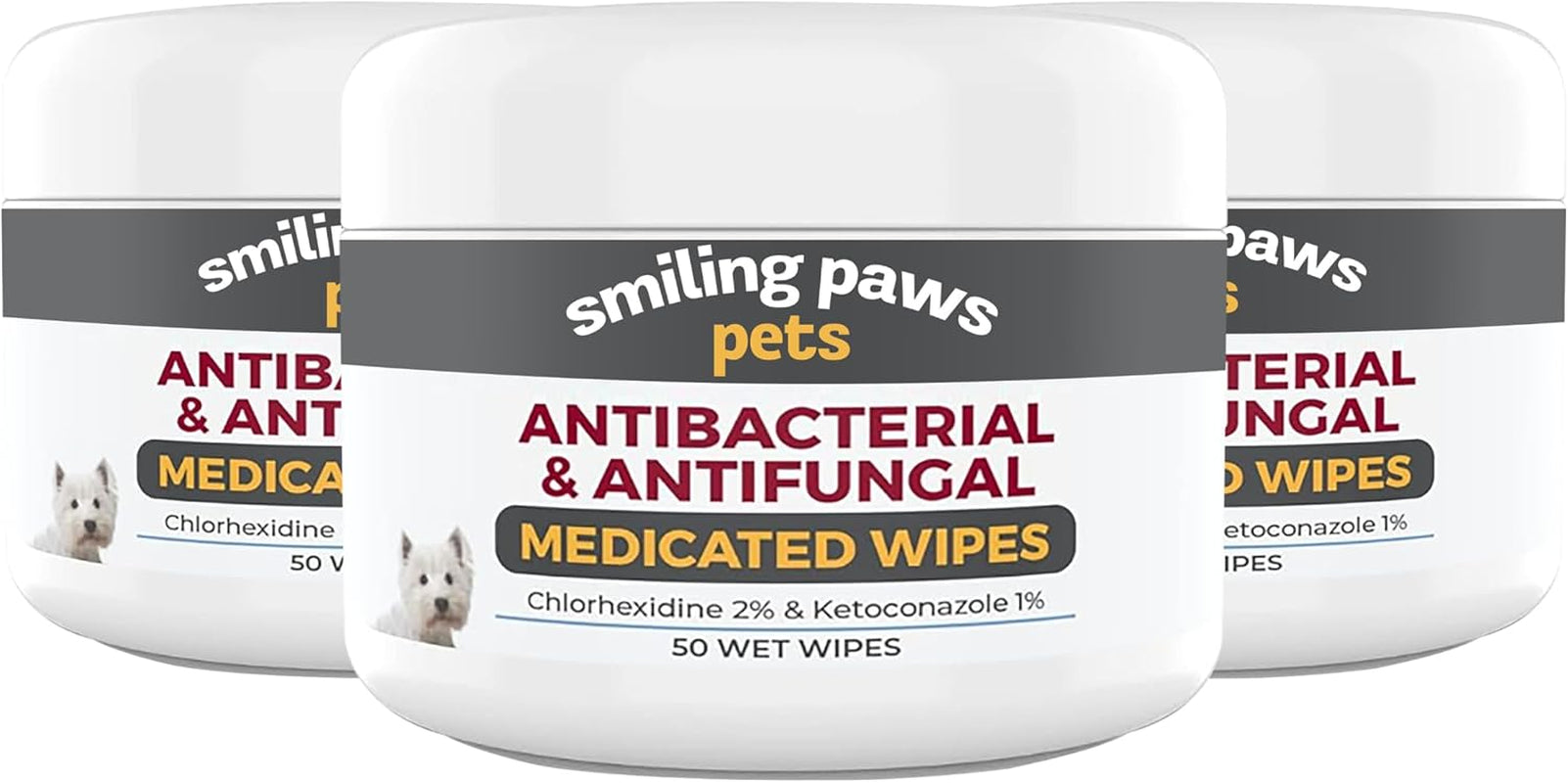 smiling-paws-medicated-grooming-wipes-for-dogs-cats-1pk-50-wipes-medicated-grooming-wipes-for-dogs-cats-contains-ketoconazole-chlorhexidine-treats-yeast-infection-ringworm-pyoderma