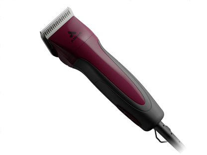 Andis 68530 Excel 5-Speed Detachable Blade Clipper Kit, Burgundy | 5-Speed Rotary Motor with New Blade Drive Technology, Soft-Grip Anti-Slip Dog Grooming Clipper4