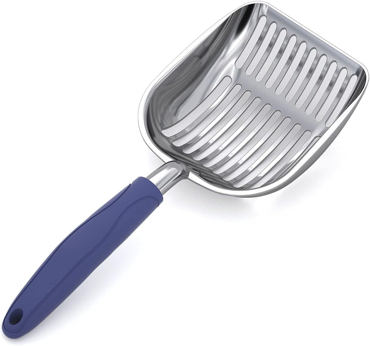 wepet-cat-litter-scoop-aluminum-alloy-sifter-kitty-metal-scooper-deep-shovel-long-handle-poop-sifting-kitten-pooper-lifter-durable-heavy-duty-for-litter-box