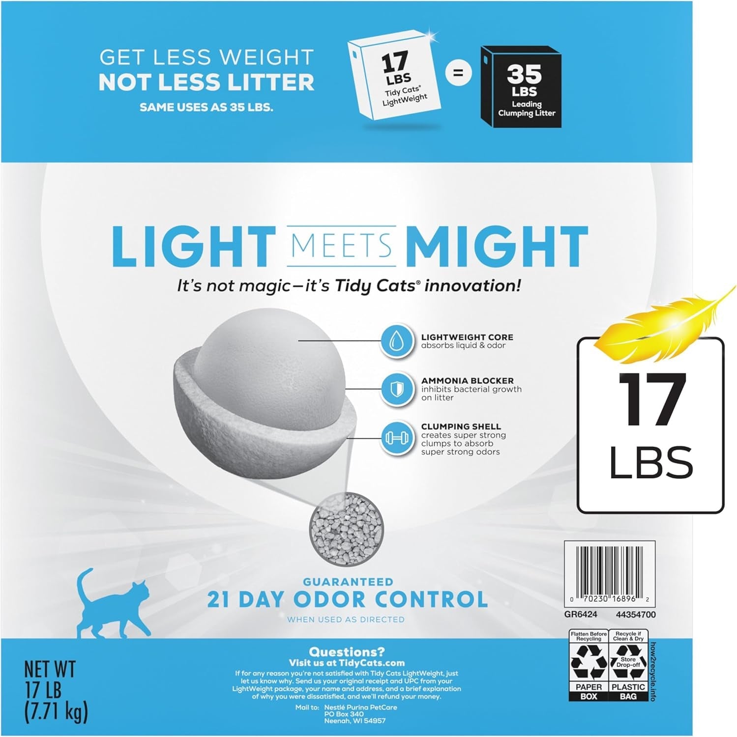 purina-tidy-cats-lightweight-with-glade-clear-springs-multi-cat-clumping-low-dust-scented-cat-litter-17-lb-box