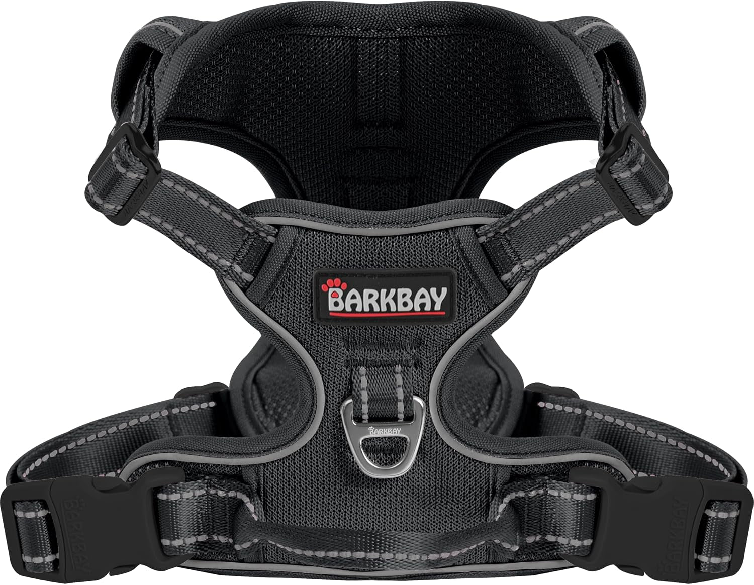 barkbay-no-pull-pet-harness-dog-harness-adjustable-outdoor-pet-vest-3m-reflective-oxford-material-vest-for-pink-dogs-easy-control-for-small-medium-large-dogs-l