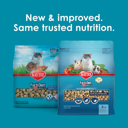 Kaytee Forti Diet Pro Health Small Animal Food for Mouse and Pet Rats, 3-Pound2