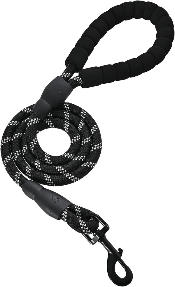 Amazon Basics round Dog Leash, Heavy Duty, Durable Rope for Small, Medium, and Large Dogs, Lightweight Design for Walking, Training, and Outdoor Activities, Blue, 6 Ft8