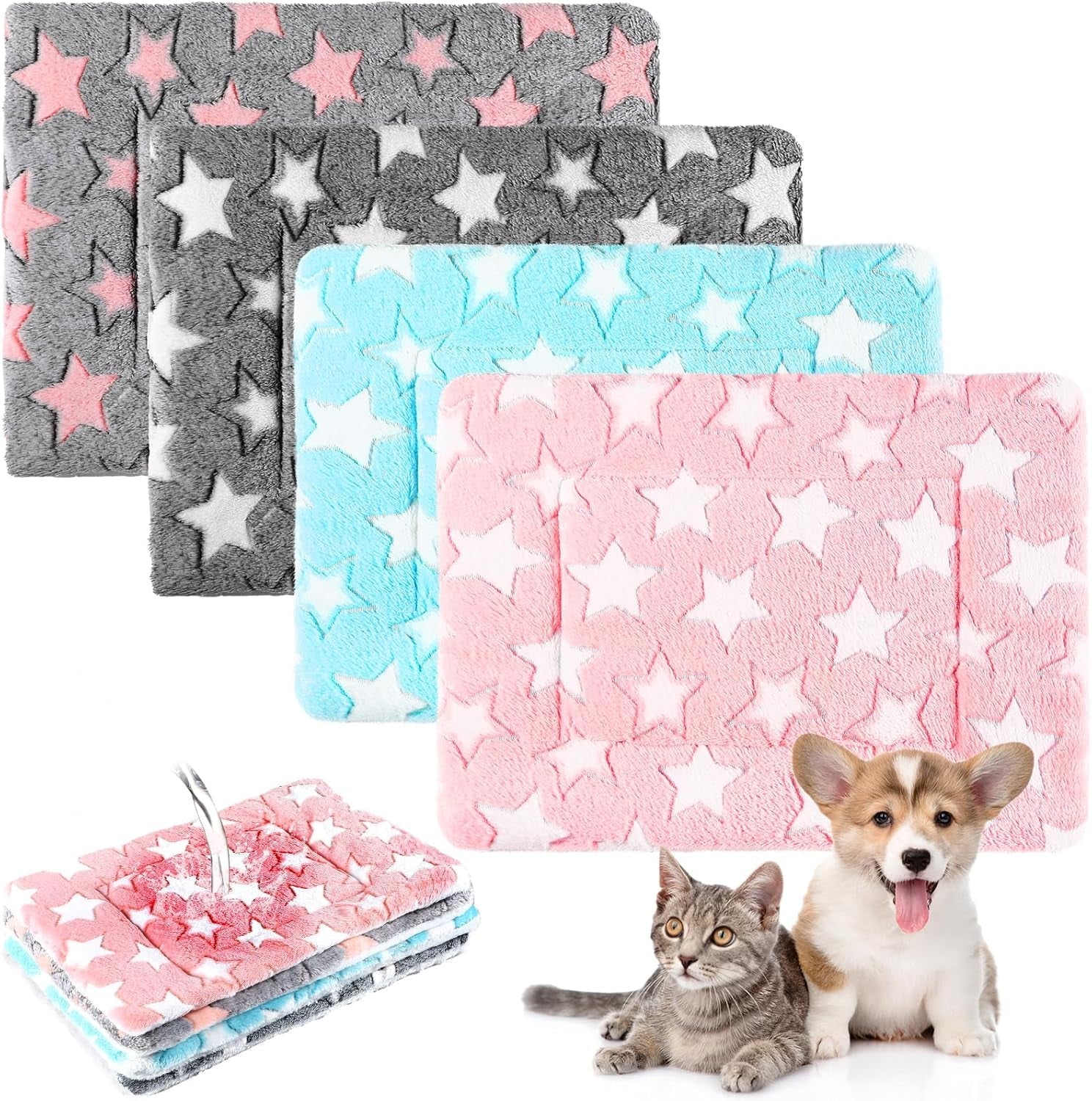 haull-4-pcs-waterproof-guinea-pig-bedding-soft-dog-cat-bed-crate-mat-small-animal-plush-cage-liners-rabbit-bunny-kennel-pad-reversible-cozy-pee-thickened-hamster-padtie-dyed-13-x-10-inch