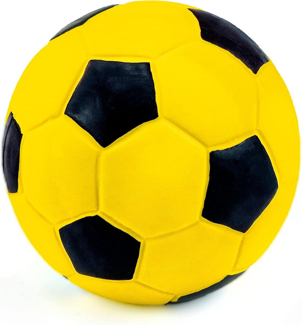 CHIWAVA 3PCS 2.7'' Squeak Latex Dog Toy Football Chew Fetch Throw Ball for Medium Dogs Interactive Play7