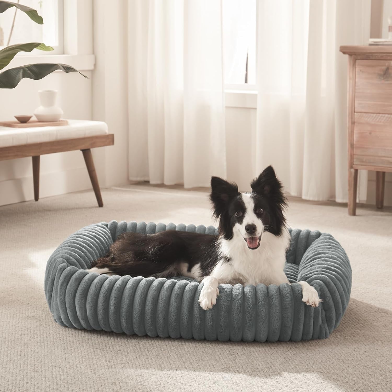 furtime-dog-bed-for-small-dogs-cat-beds-for-indoor-cats-washable-orthopedic-rectangle-soft-calming-puppy-bed-with-removable-cover-durable-pet-cuddler-with-anti-slip-bottom-grey-s-20x19x6