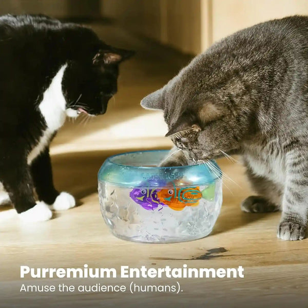 Catstages Meow-Smerizing Fish Electronic Cat Toys, 2Pk, Replacement Pack for Meow-Smerizing Fish Bowl, Multicolored6