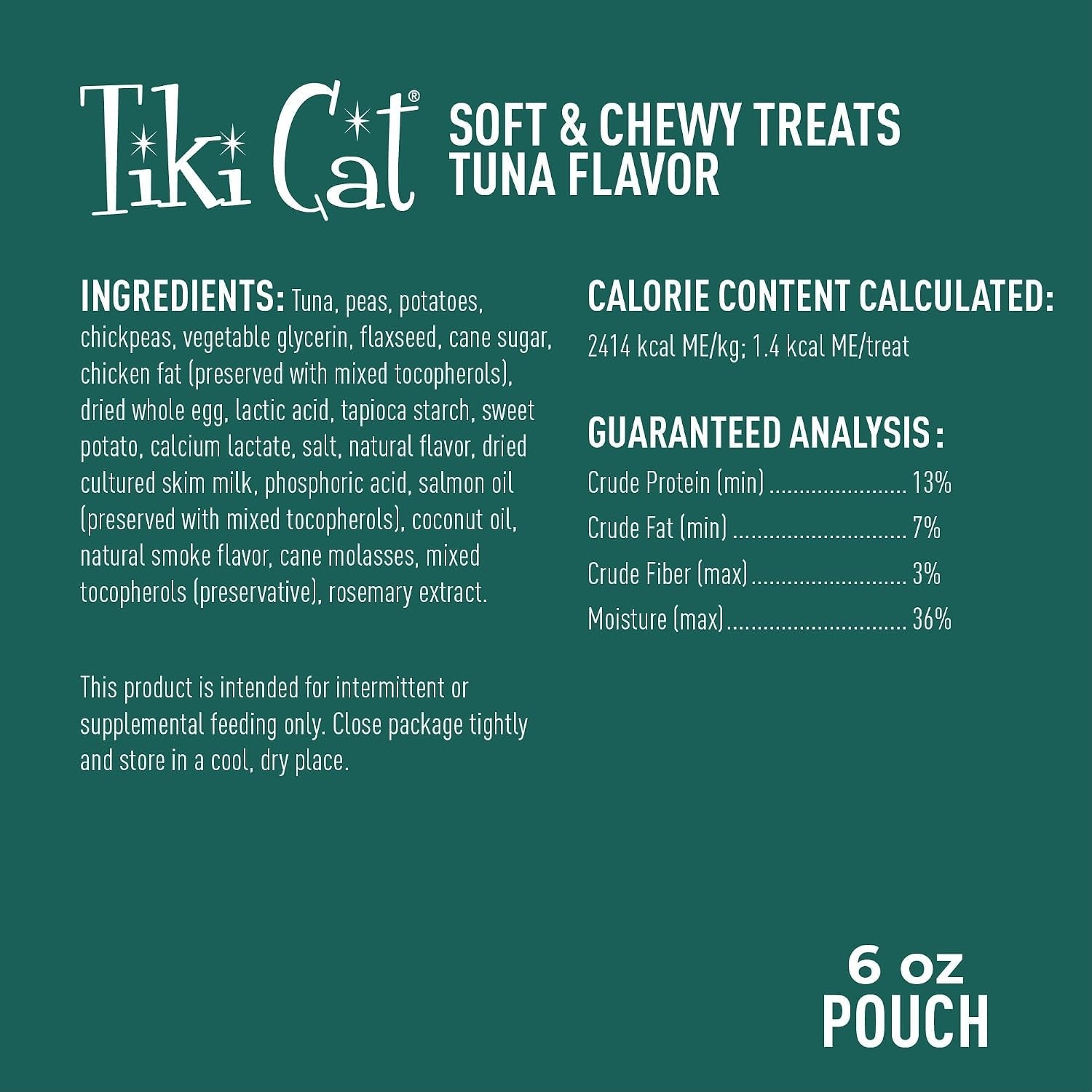 tiki-cat-soft-chewy-treats-tuna-flavor-3-calories-per-treat-with-grain-free-and-no-added-gluten-6-oz-pouch-pack-of-1