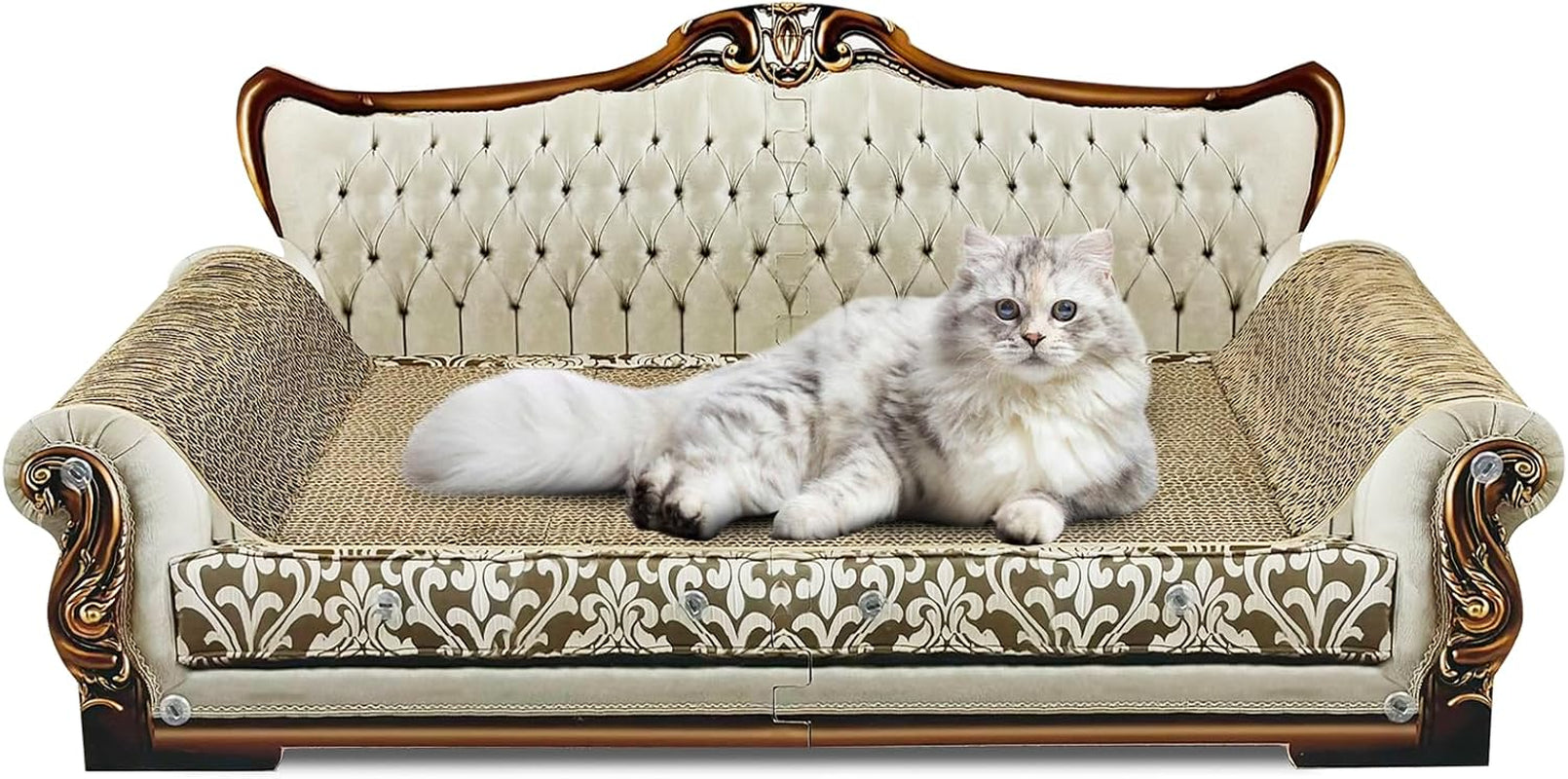 luxury-cardboard-cat-scratcher-sofa-bed-couch-shaped-scratching-board-scratch-lounge-with-catnip-scratcher-for-indoor-cats-large-grey