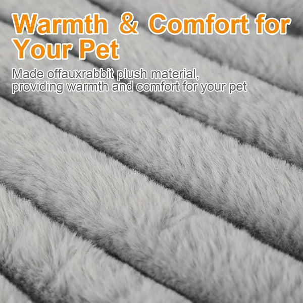 Washable Small Cat Dog Bed,Puppy Bed Cat Beds for Indoor Cats(Grey,S) | Calming anti Anxiety round Donut Dog Bed,Cute Fluffy Puppy Dogs Beds for Small Dogs, Anti-Slip Comfort Pet Bed3