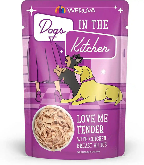 Weruva Dogs in the Kitchen, Variety Pack, Pooch Pouch Party!, Wet Dog Food, 2.8Oz Pouches (Pack of 12)14