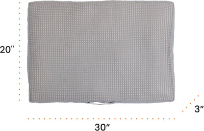 Best Friends by Sheri Cool & Cozy Dog Cooling Bed, Orthopedic Comfort with Shredded Foam & Plush Polyfill, Water Resistant Base & Washable Cover, Dogs & Puppies, Gray, Small, 30" X 20"7