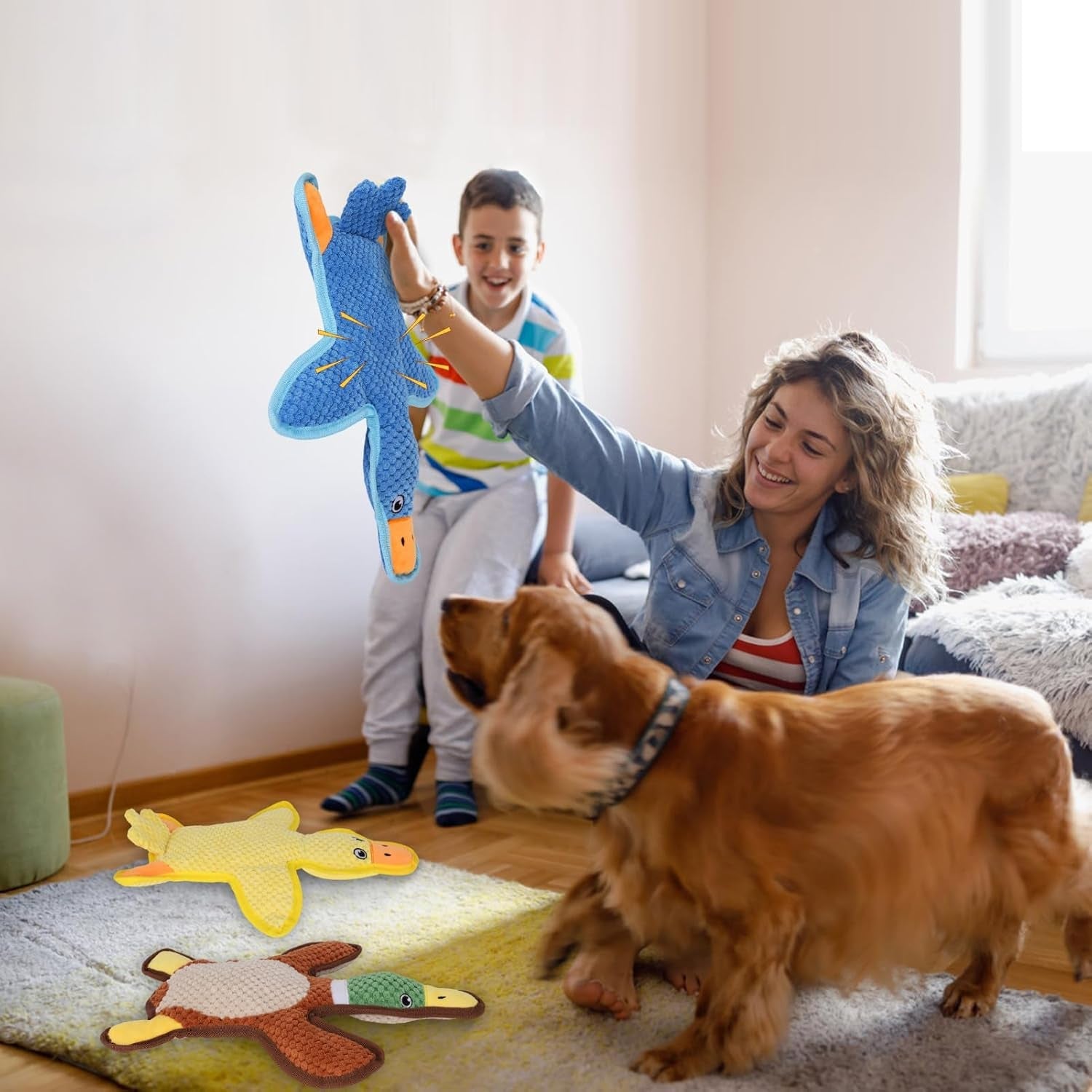dog-toys-3-pack-cute-duck-shapes-puppy-toys-no-stuffing-squeaky-and-crinkle-interactive-dog-chew-toy-for-small-to-large-breeds