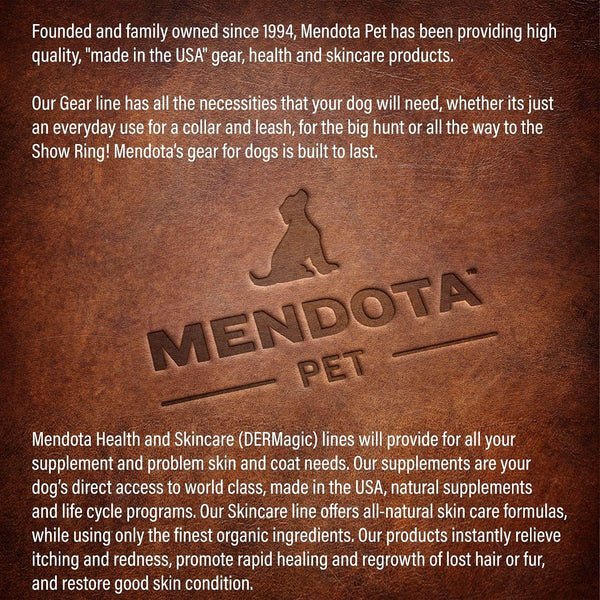 Mendota Pet Slip Leash - Dog Lead and Collar Combo - Made in the USA - Mocha, 3/8 in X 6 Ft - for Small/Medium Breeds7