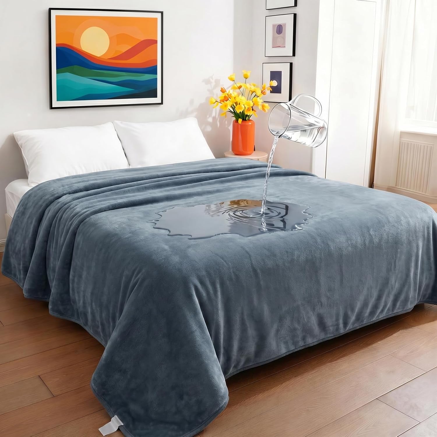 sunheir-waterproof-dog-blankets-for-small-dogs-reversible-sherpa-fleece-thick-puppy-blanket-leakproof-spill-proof-pet-blanket-for-cat-bed-couch-furniture-protector-travel-camping-25x35-grey