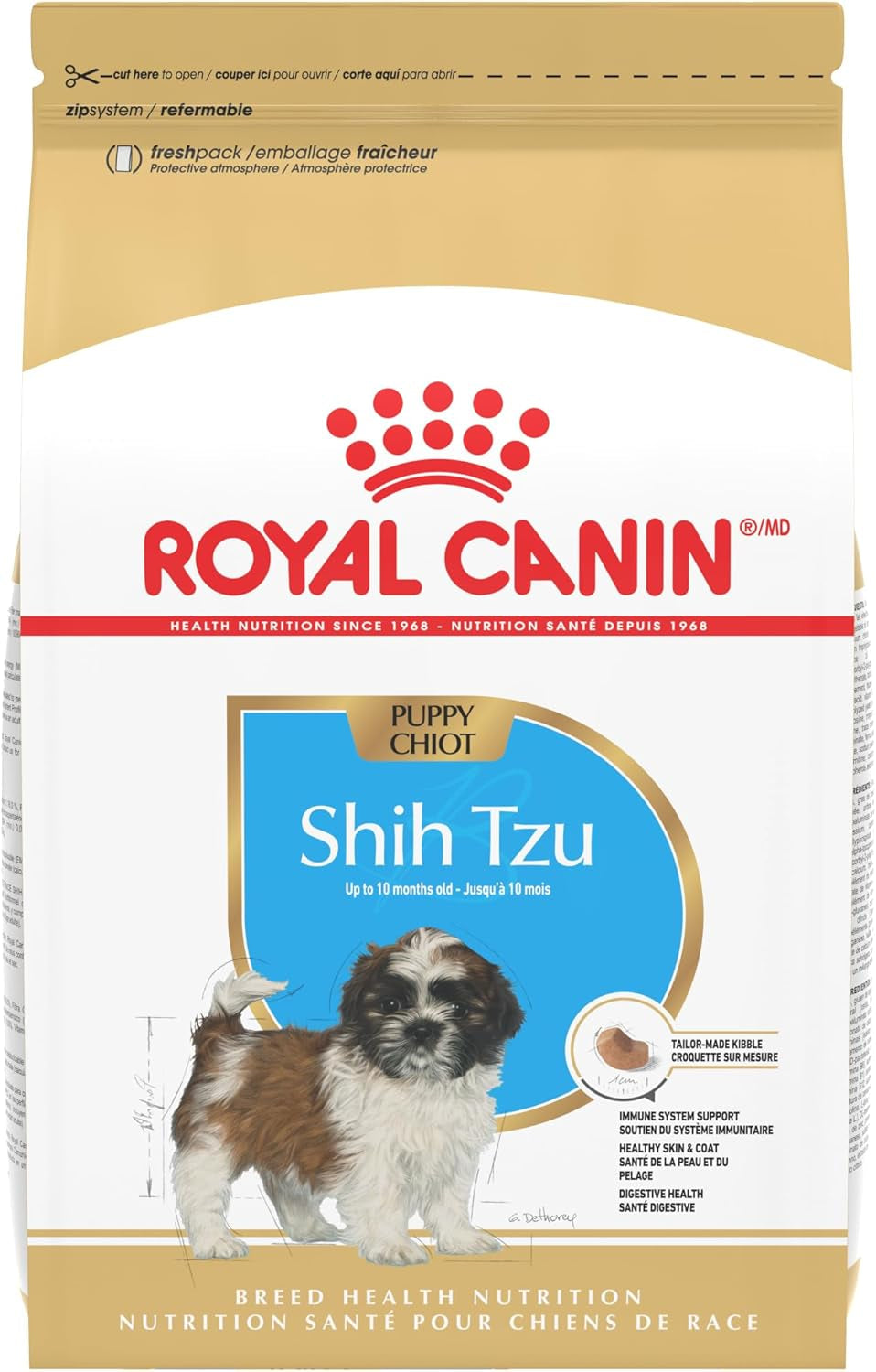 royal-canin-breed-health-nutrition-shih-tzu-puppy-dry-dog-food-2-5-lb-bag-tailored-nutrition-for-shih-tzu-puppies-small-kibble-size-for-easy-chewing-supports-healthy-skin-and-coat