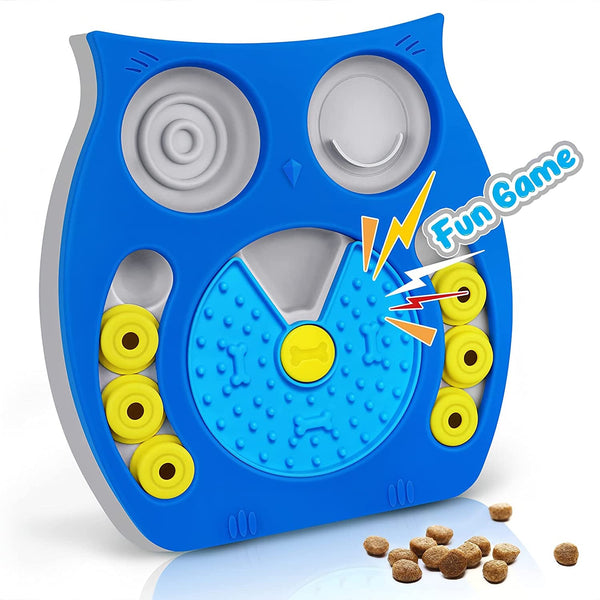 Joansan Interactive Dog Puzzle Game Toys, Dog Enrichment Toys for Puppy Mentally Stimulating Treat Dispenser Dog Treat Puzzle Feeder for Small,Medium and & Large Dogs Treat Training (Blue)7