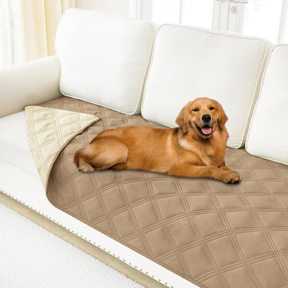Smiry Waterproof Dog Bed Cover Blanket, Reversible Pet Blanket | Soft Reversible, Washable Leakproof Cats Dogs Couch Cover for Sofa, Couch, Furniture (30X70 Inch)13