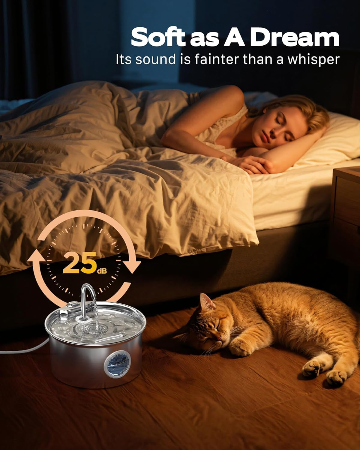 cat-water-fountain-stainless-steel-cat-fountain-for-drinking-88oz-2-6l-pet-water-fountain-for-cats-indoor-quiet-cats-water-bowl-dispenser-pets-feeding-watering-supplies-for-small-animals