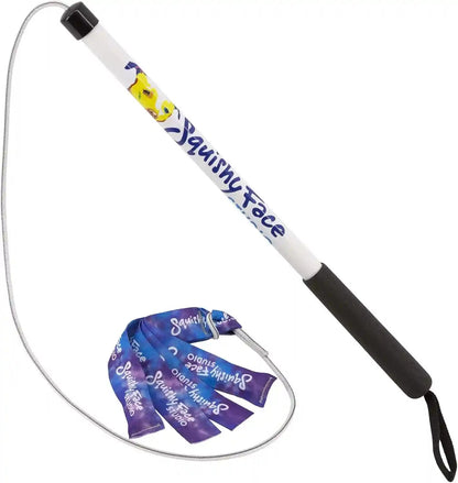 Squishy Face Studio Flirt Pole V2, Purple/Blue Tie Dye, Regular 36" | with Lure, Durable Dog Toy, Fun Obedience Training & Exercise, All Breed Sizes10