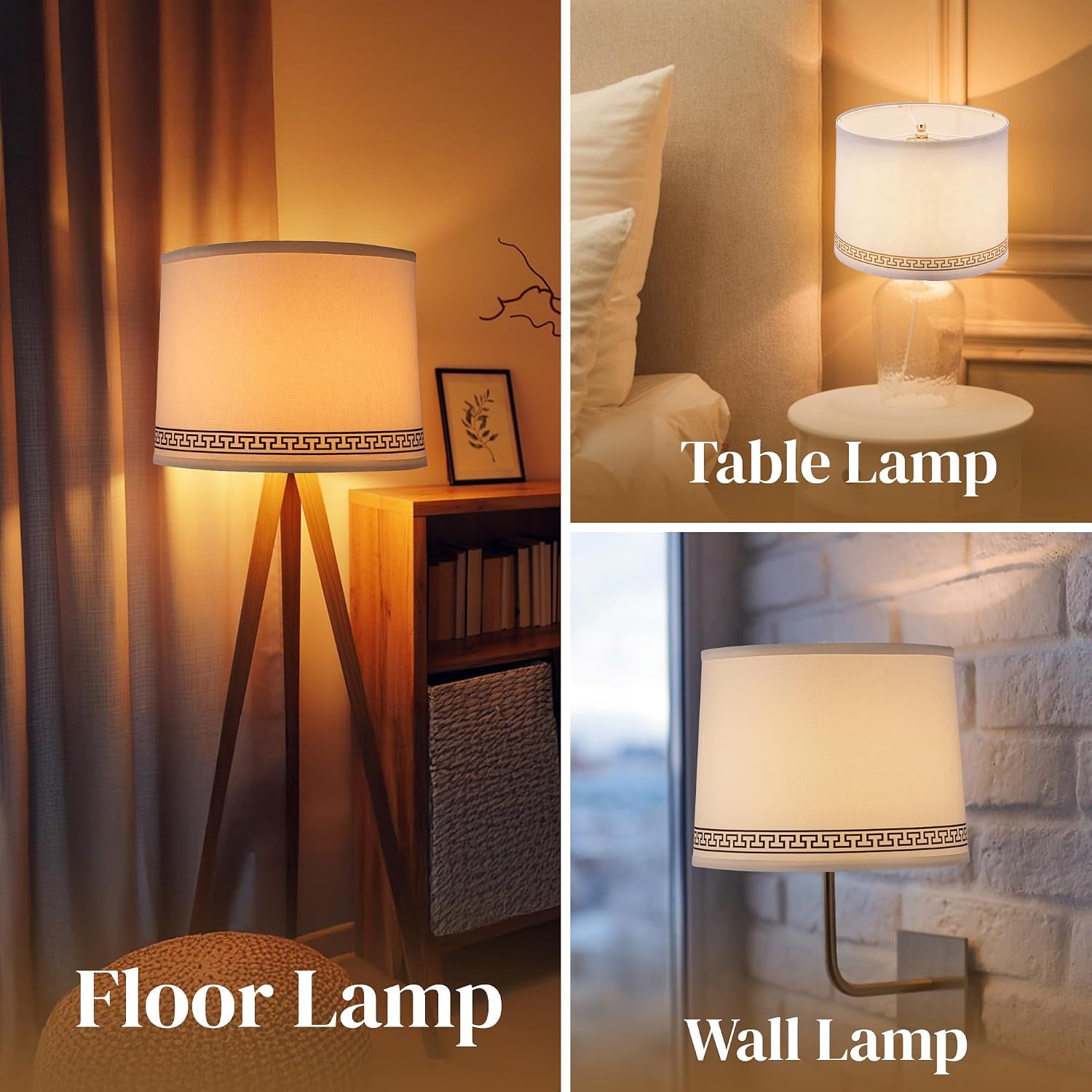 lamp-shades-set-of-2-𝐃𝐫𝐮𝐦-𝐒𝐡𝐚𝐩𝐞-lampshades-𝟏𝟏-𝟔-𝐓𝐨𝐩𝐱𝟏𝟐-𝟔-𝐁𝐨𝐭𝐭𝐨𝐦𝐱𝟗-𝟖-𝐇𝐢𝐠𝐡-fits-harp-style-bedside-floor-lamp-shades-easy-assemblyships-rolled-flatwhite-medium