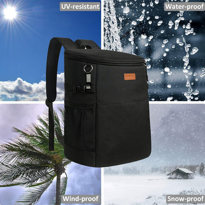 Camping Cooler Backpack Insulated Waterproof | 33 Cans, 45 Cans, Leakproof, Soft Backpack Cooler for Men Women, Portable Cooler Bag for Travel, Picnic, Beach7