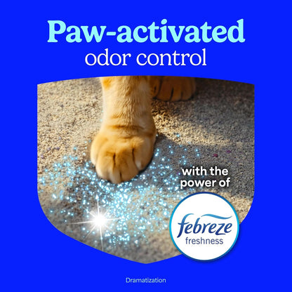 Fresh Step Non Clumping Cat Litter with Febreze Freshness, High-Absorbing Formula with Odor Control, 21 Lb. Bag5