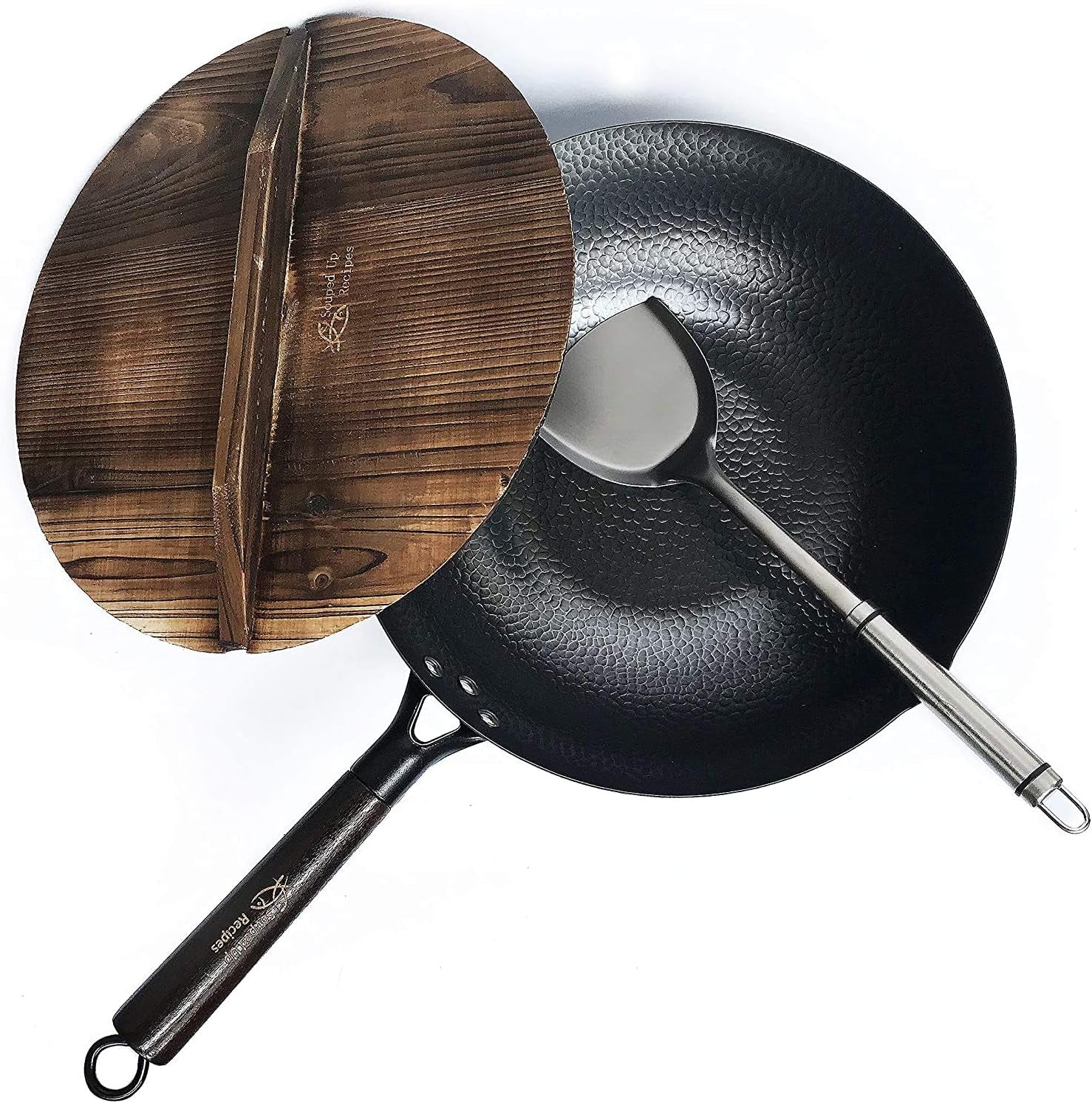 12-5-inch-carbon-steel-wok-for-electric-induction-and-gas-stoves-lid-spatula-and-user-guide-video-included